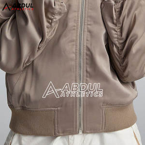 Blouson aviateur élégant pour femme avec fermeture éclair et design personnalisé pour le streetwear décontracté Blouson aviateur pour femme - Product Image 5