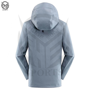 Chaqueta de lluvia ecológica reversible con capucha y cuello levantado de alta calidad para hombre, gran oferta de color único, precio de fábrica, bordado de invierno - Product Image 5