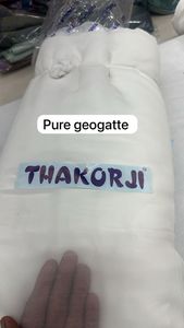 ชุดเดรสผ้าไหมซาตินทอร์เจ็ตผ้า thakorji, ผ้าทอประดับด้วยวิสคอสสีหรูความกว้าง44และกว้าง20เมตร - Product Image 6