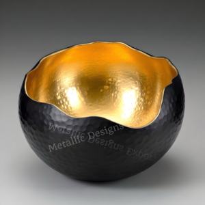 เชิงเทียนคำปฏิญาณที่ทำด้วยมือสุดหรูพร้อมการตกแต่งภายในสีทองและการออกแบบที่ไม่ซ้ำใครสำหรับการแสดงในบ้านหรืองานกิจกรรม - Product Image 5