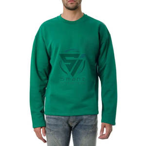 Sweat-shirts unisexes en tissu éponge lourd 100% coton de haute qualité, avec logo personnalisé en relief, vente en gros, style hip-hop, respirants - Product Image 6