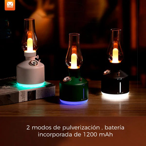 Lámpara Humidificadora, Difusor de Aromaterapia, Aceite Esencial - Colores Surtidos - Product Image 5