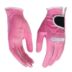 Womans Outdoor Sports Glove Soft Breathable Handed Genuine Leather Golf Gloves from pakistan