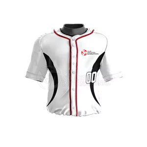 Uniforme de béisbol personalizado con tela transpirable y rayas de manga de contraste uniforme de béisbol elástico - Product Image 5