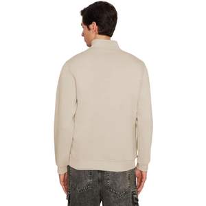 Sudadera de Forro Polar con Cuello y Cierre de Cremallera para Hombre, Sudadera con Logotipo Personalizado para Hombre, Último Diseño, Sudadera Lisa para Invierno - Product Image 2