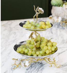 Présentoir à gâteaux en aluminium glamour avec un attrait époustouflant rendant les tables à dessert plus élégantes lors des mariages et des réceptions - Product Image 3