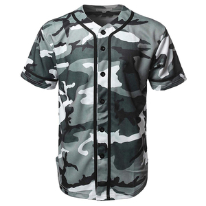 Ensemble d'uniformes de baseball à sublimation personnalisée OEM pour hommes avec maillot boutonné et pantalon Kit de vêtements de sport respirants Conception de logo personnalisé - Product Image 2