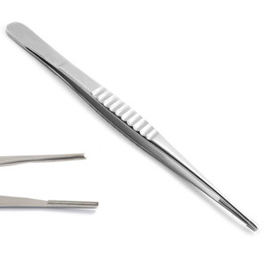 Debakey fórceps atraumáticos para tejido quirúrgico del pulgar, abrazadera de fuente de alimentación Manual dentada, base de instrumentos quirúrgicos - Product Image 6