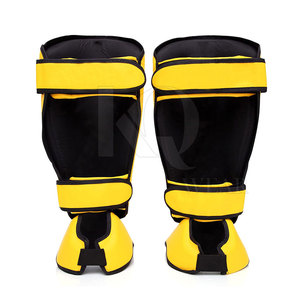 Training Shin <b>Pads</b> Leather Lightweight Durable Professional Protection Adjustable for Football Training <b>Practice</b> Matches Sports - Product Image 2