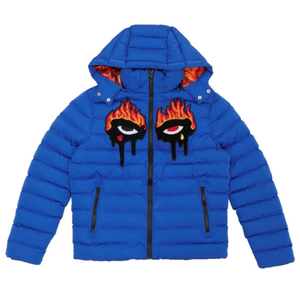 Vente de gros Veste matelassée d'hiver pour hommes de haute qualité imprimée avec logo personnalisé Veste à col montant OEM - Product Image 2