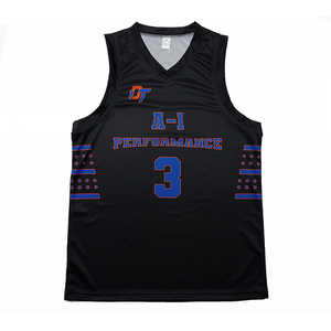 Conjunto de uniforme de baloncesto para hombre de 100% poliéster personalizado al por mayor, camisetas reversibles sublimadas transpirables, talla grande de alta calidad - Product Image 1