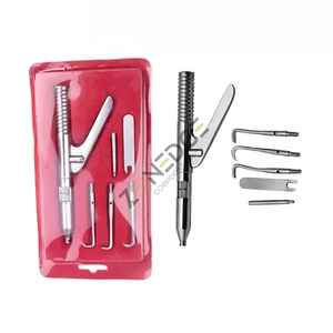 Kyrenmed อุปกรณ์ทำความสะอาดฟันแบบอัตโนมัติ, พร้อมปลาย3ปลายสามารถปรับได้ทำจากสเตนเลสสตีล - Product Image 1