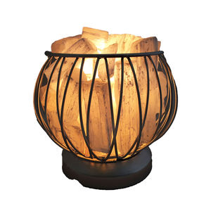 Prix de gros panier paniers en fer forgé de l'Himalaya avec morceaux 2025 nouveauté lampe au sel personnalisée - Product Image 6