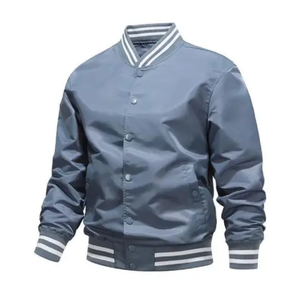 Chaquetas Bomber Nuevas al por Mayor 2026, Chaquetas de Vuelo Impermeables de Poliéster de Alta Calidad Personalizadas, Ropa Exterior de Moda para Hombre, Suministro de Fábrica - Product Image 5