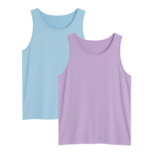 Camiseta sin Mangas para Hombre, Cuello Redondo, Dobladillo Recto, Estilo Deportivo, Algodón y Elastano, Precio Competitivo, Fabricante de Ropa para Hombre - Product Image 1