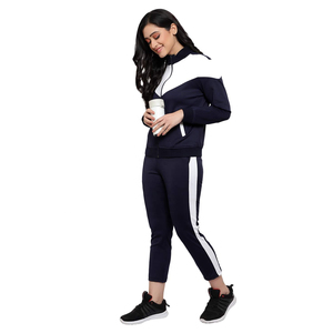 Latest Design Wholesale Custom Sports Team Sweat Suit Set <b>Women</b> <b>Windbreaker</b> Tracksuits Adjustable for <b>Women</b> OEM 2025 - Product Image 6