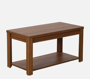 Table basse moderne en bois avec étagère de rangement pour le salon - Product Image 4