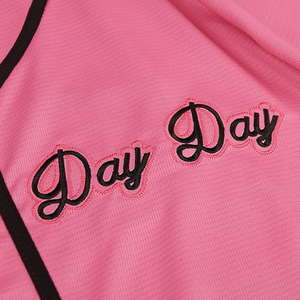 Hombres Pinky Baseball Jersey Day Fan Hip Hop Jerseys Cosido - Product Image 5