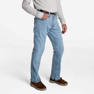 Pantalones vaqueros lavados de pierna recta para hombre, Vaqueros cómodos y versátiles con un ajuste atemporal, ideales para trajes casuales, uso diario - Product Image 5