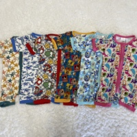 Vente en gros personnalisée : Boîte mystère de pyjamas en bambou Whatnot RTS, Boîte surprise pour enfants en bambou Zippy RTS à imprimé personnages western