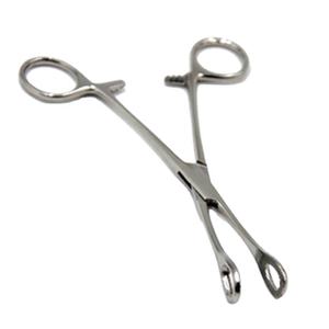 Stainless Steel Mini Sponge Forceps 6 Inch for Piercing Use Surgical Sponge Holding Body Piercing Tool - Product Image 1