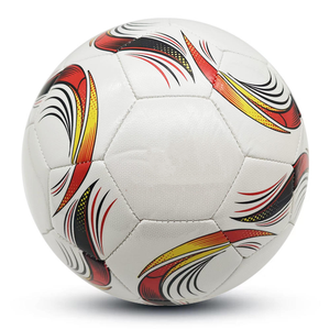 ลูกฟุตบอลพีวีซีแบบมีตะเข็บขนาด5ทนทานสไตล์คลาสสิกสำหรับเครื่องฝึกอบรมมีการเย็บ OEM/ODM รองรับการ MOQ 10ชิ้น - Product Image 2