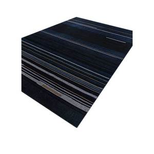 Alfombras de Lana Tejida Plana Azul Clásico Indusbar, Alfombra Rectangular con Rayas de Diamantes de Viscosa para el Hogar, para Adolescentes, Sala de Estar, Pasillo-ADWV-13038 - Product Image 2