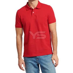 Polo informal al por mayor con logotipo personalizado transpirable y teñido liso con patrón sólido suministro ODM - Product Image 3