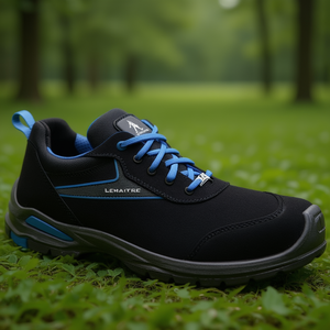 Zapatos de Seguridad de Alta Visibilidad Paul Talla 42 W.M Negro/Azul S3 SRC ESD EN20345 - Product Image 3