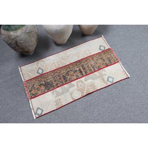 พรมตุรกีขนาดเล็ก 1.7x2.9 ฟุต สีน้ำตาล พรมโมร็อกโกวินเทจ - Product Image 2