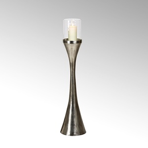 Support de bougie en T en métal de conception unique pour le pilier de bougie en aluminium de décoration d'éclairage de Noël de salon - Product Image 1