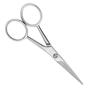 Professional <b>Beard</b> Hair Cutting <b>Scissor</b> Dall Finish German Stainless Steel Sharp Blade Moustache <b>Scissor</b> - Product Image 4