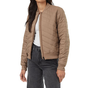 Chaqueta Bomber de Moda para Mujer, Tendencia 2025, Transpirable, Talla Grande, Informal, Relleno de Algodón, Chaqueta de Nailon - Product Image 1