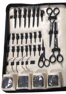 Outils professionnels de pose d'extensions capillaires en acier inoxydable de haute qualité, durables, vente en gros, service OEM, logo personnalisé MIANBRO ENTERPRISES - Product Image 3
