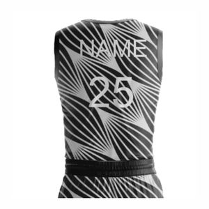 Ensembles de maillots et shorts de basketball personnalisés, respirants, à séchage rapide, 100 % polyester, anti-humidité, imprimés sur mesure, unisexe, pour adultes - Product Image 5
