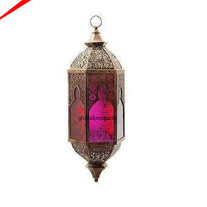 Bougeoir en métal de décoration moderne pour restaurant, lanterne de table fantaisie - Product Image 3