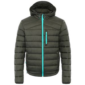 Stylish Custom Logo Hooded Puffer Jackets New Winter Wear Long Sleeve <b>Men</b> Sale Premium Quality Windproof Jacket - Product Image 3