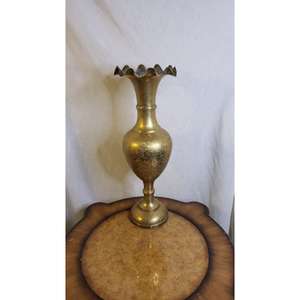 Floral Style Brass <b>Vintage</b> Flower <b>Vase</b> at Minimum 25 Pieces MOQ Bulk Supply Decorative European Flower <b>Vase</b> for Church Decor - Product Image 5