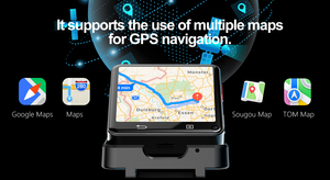 2.64 Inch Có Thể Tháo Rời Màn Hình <span class=keywords><strong>Android</strong></span> 11 Hệ Thống Loại C Sạc 4 + 64G Sim Thẻ <span class=keywords><strong>Android</strong></span> Đồng Hồ Toàn Cầu GPS Navigation Thông Minh Đồng Hồ - Product Image 5