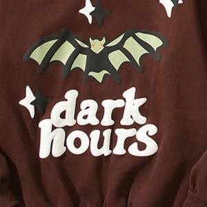 เสื้อฮู้ดดี้แขนยาวผู้ชายคุณภาพสูง พิมพ์ลายพัฟ ผ้าฝ้าย 100%  ปรับแต่งโลโก้/ดีไซน์ได้ สวมใส่สบายสำหรับผู้ใหญ่ - Product Image 2