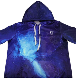 เสื้อฮู้ดโอเวอร์ไซส์พิมพ์ลายแบบกำหนดเองมีซิปมีฮู้ดผลิตจากปากีสถาน - Product Image 3