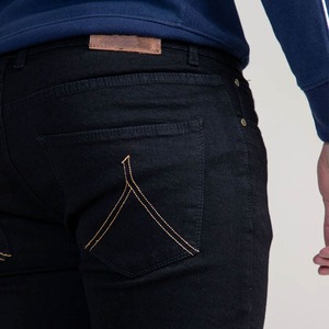 กางเกงยีนส์ขายาวสำหรับผู้ชายกางเกงยีนส์แนวสตรีทสูงทรงสลิมแฟชั่น - Product Image 4