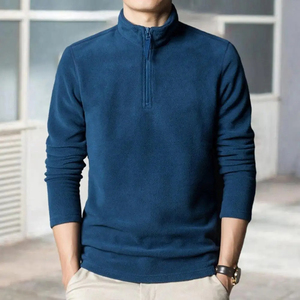 เสื้อสเวตเตอร์คอกลมของผู้หญิงผ้าขนแกะระบายอากาศได้ดีแห้งเร็วโลโก้ด้านหน้าสำหรับฤดูหนาวตามสั่ง - Product Image 4