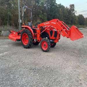 Tracteur compact Kubota 4x4 LA526 d'occasion de haute qualité, diesel, avec boîte de vitesses automatique et pompe, 65 CV, prix bas pour l'agriculture - Product Image 4