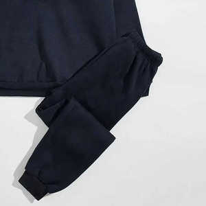 Chándal para correr de alta calidad para hombre, ropa deportiva con logotipo personalizado, conjunto deportivo para gimnasio para hombre, chándal de algodón 100% al por mayor - Product Image 3