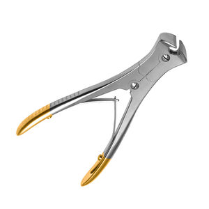 Fórceps de mango Manual ortopédico certificado CE 22cm cortador de extremo de acero inoxidable de doble acción T.C Base de instrumentos quirúrgicos - Product Image 6