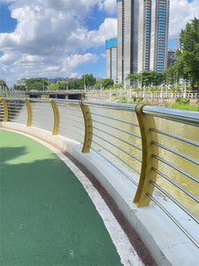 Barriera di sicurezza pedonale in acciaio inossidabile resistente recinzione all'aperto progetti municipali uso <span class=keywords><strong>marciapiede</strong></span> ringhiera del ponte OEM - Product Image 3