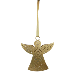 Étoile de Noël à suspendre, finition antique, artisanale, personnalisable, décoration d'événement en gros, forme d'étoile en fer argenté - Product Image 5