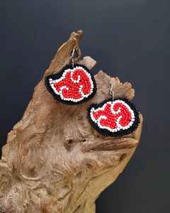 Handmade <b>Glass</b> Beaded Earrings Cute Party Wear Pearls Diamond Inspired Embroidery Earrings for Women and <b>Girls</b> - Product Image 1