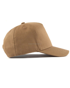 Casquette de baseball sportive pour homme, légère, en ripstop, respirante, imperméable, marron, avec panneau avant, fermeture snapback, prix abordable, taille personnalisée - Product Image 3